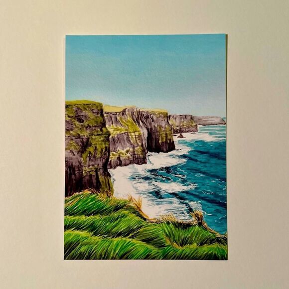 Ireland Cliffs of Moher Art Print - Picture 1 of 4